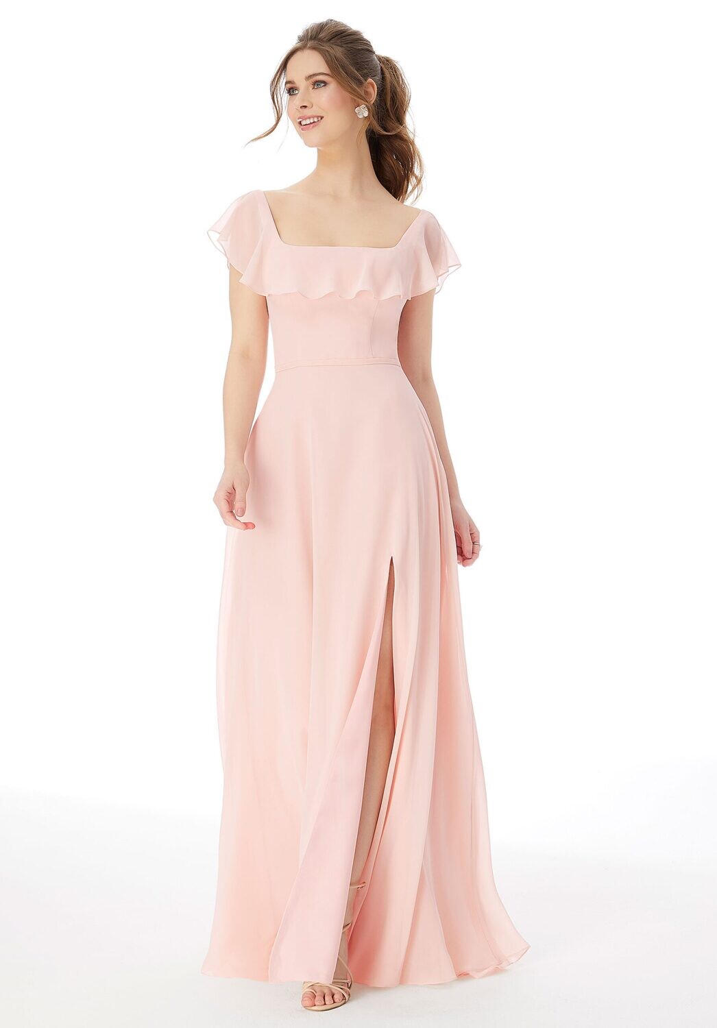 Morilee Bridesmaid Dress 13104 Blush Size 18