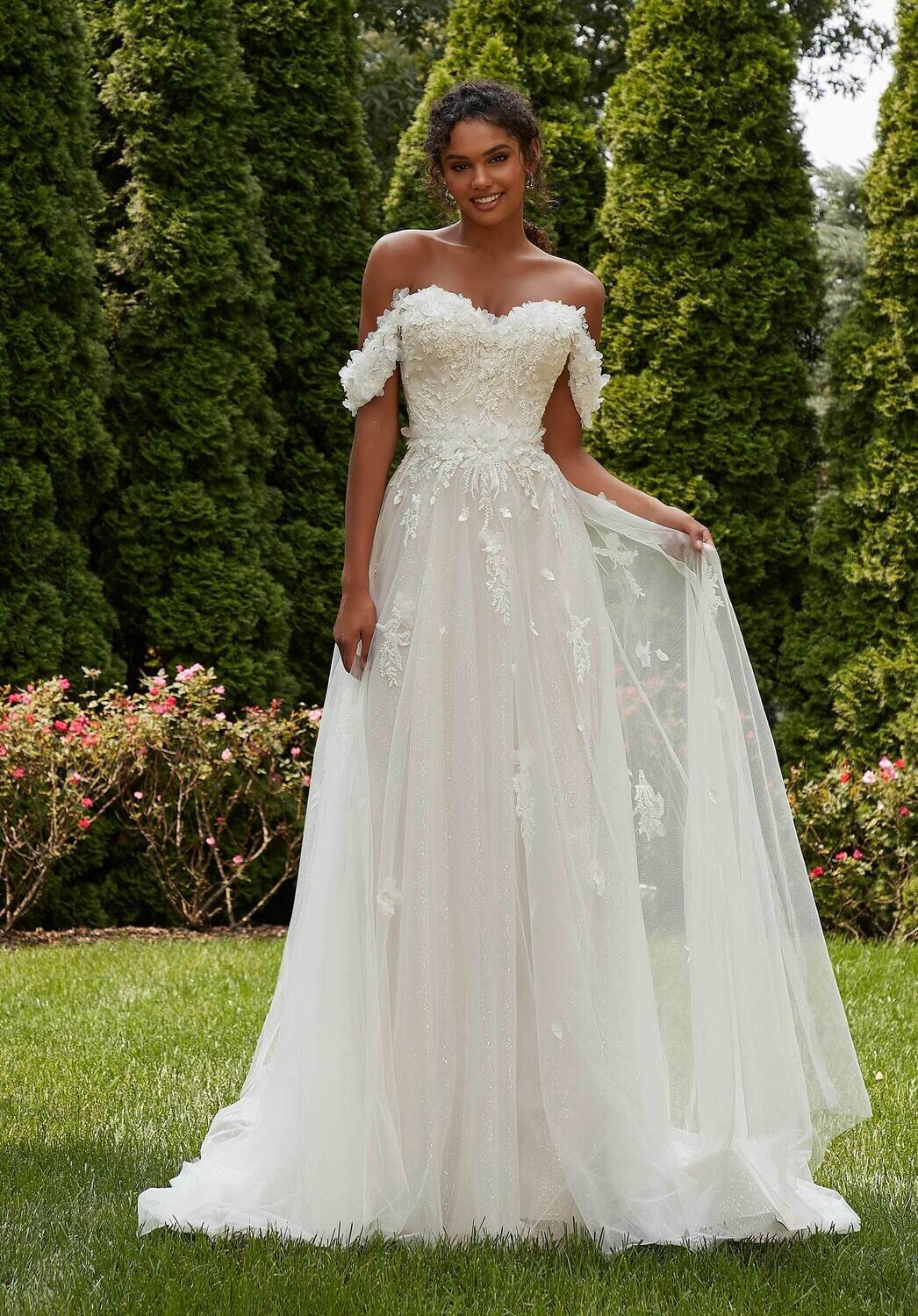 Morilee Dress 2603 Petunia Ivory/Ivory Size 12