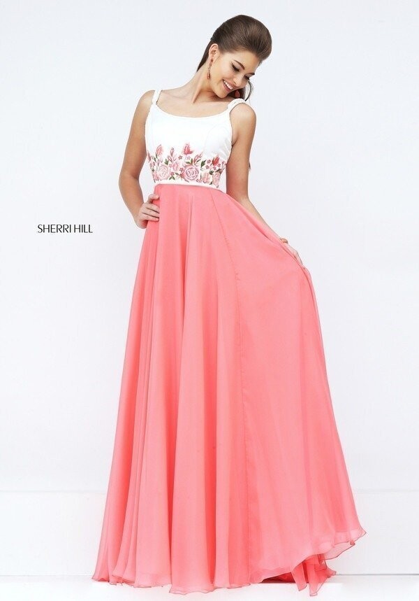Sherri Hill Dress 50410 Coral Size 10