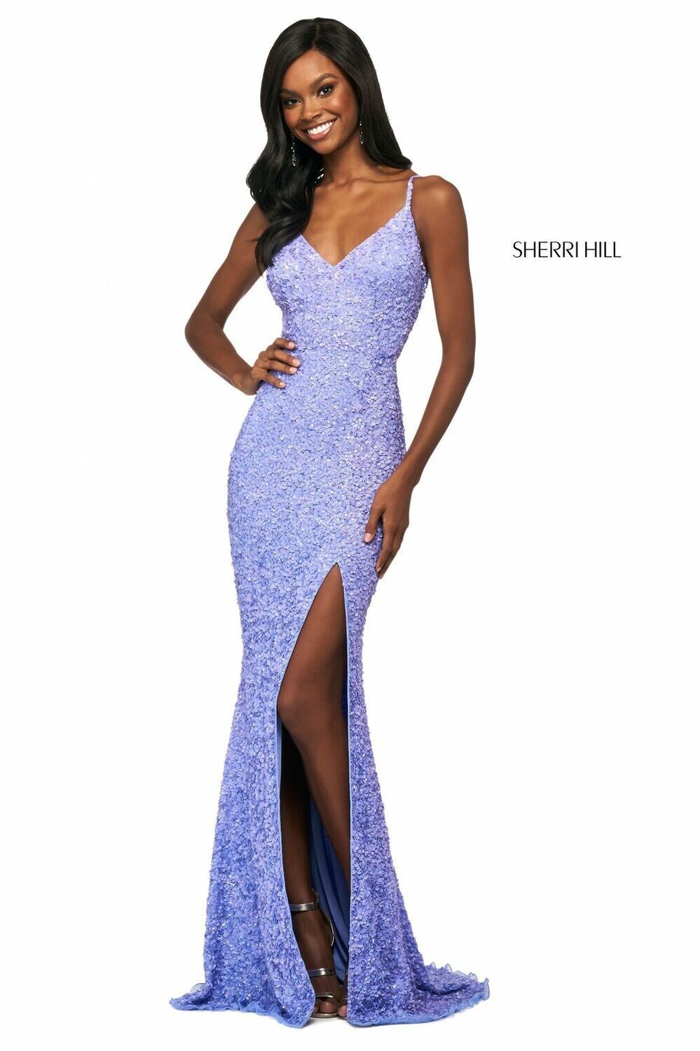 Sherri Hill Dress 53449 Rose Gold Size 00,0,4,6