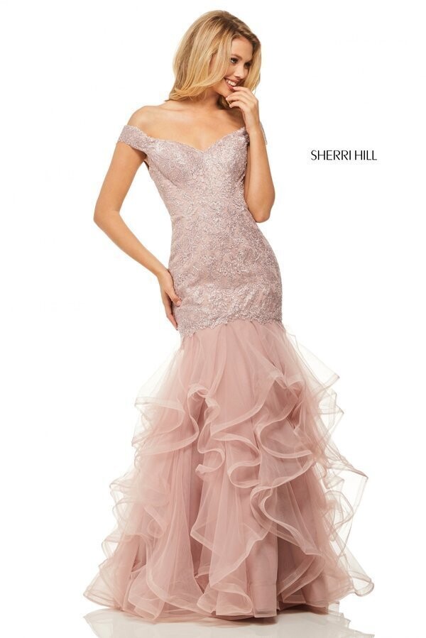 Sherri Hill Dress 52811 Rose Size 18