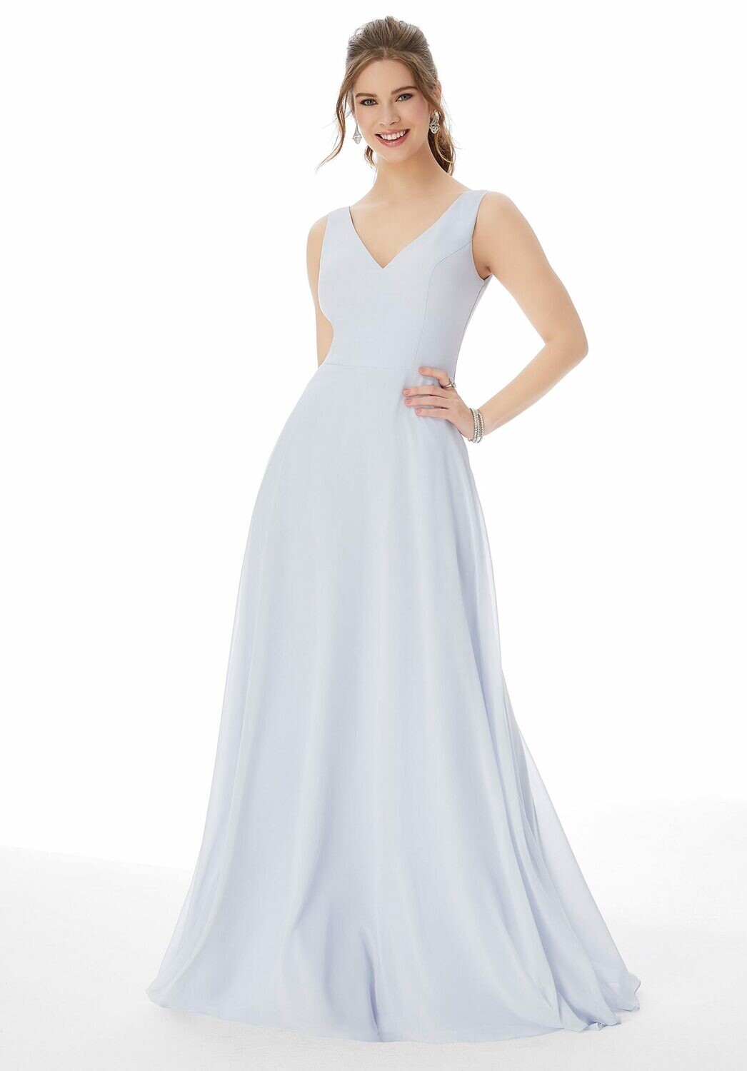 Morilee Bridesmaid Dress 13108 Fog Size 16