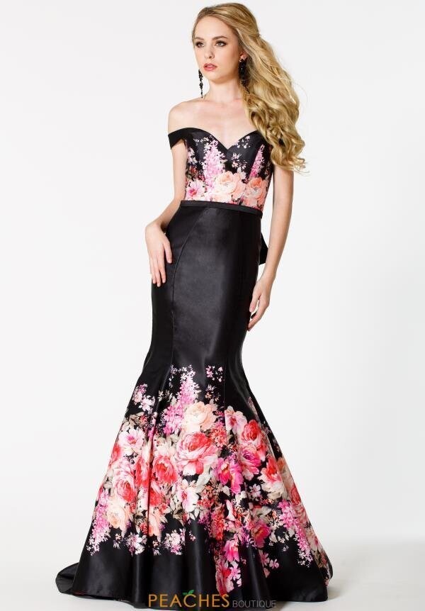 Sean Dress 51103 Black/Multi Size 4