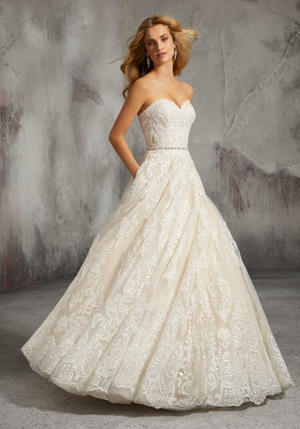 Morilee Dress 8273 Lisa Iv/Vanilla Size 14