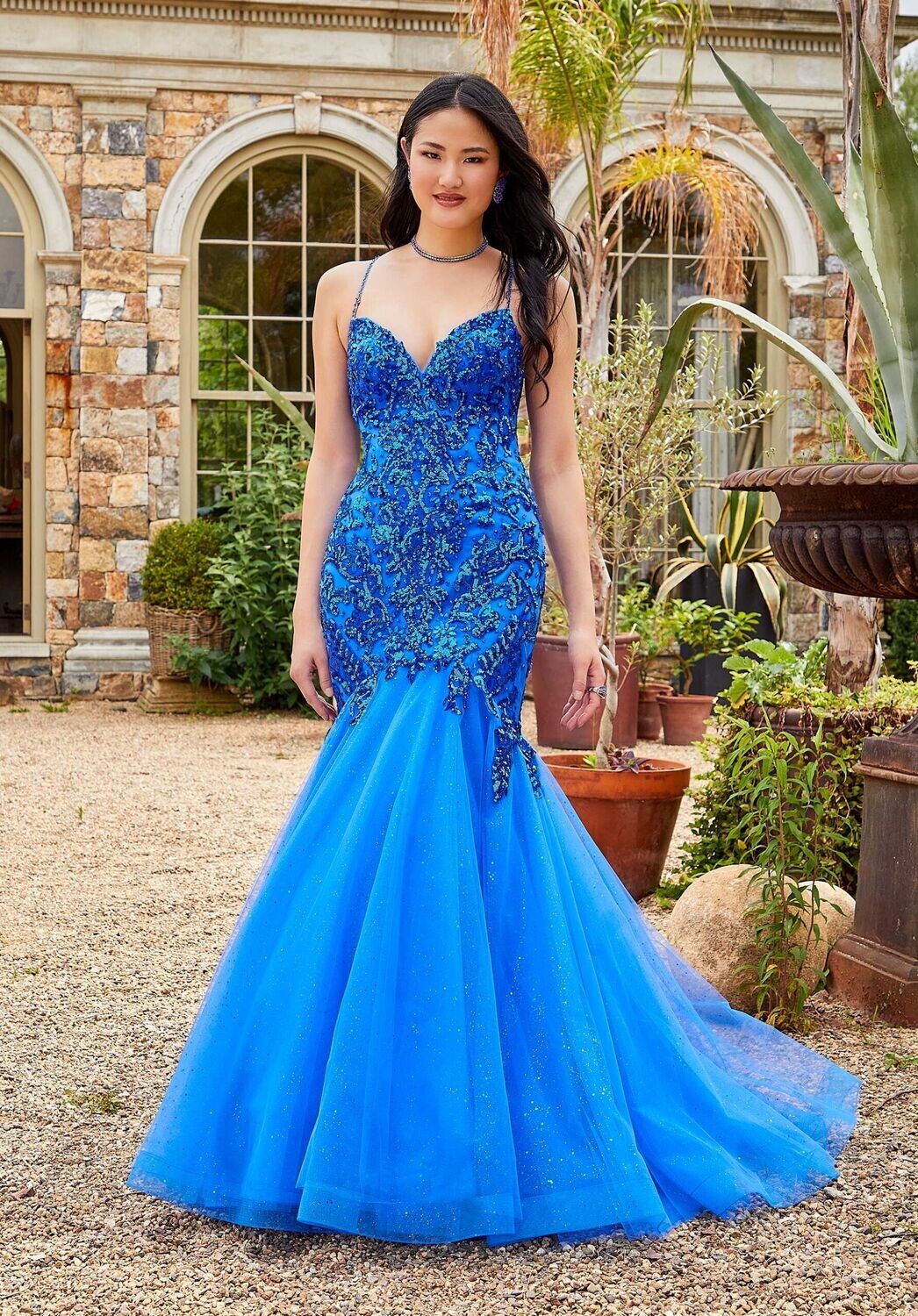 Morilee Prom Dress 47011 Regal Royal Size 10,12,14