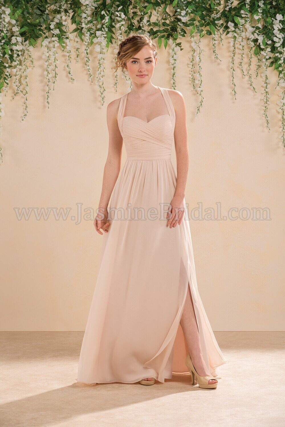B2 by Jasmine Bridesmaid Dress B183010 Graphite Size 14