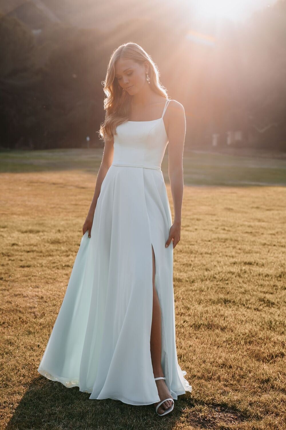 Allure Bridesmaid Dress 1693 Skyway Size 14