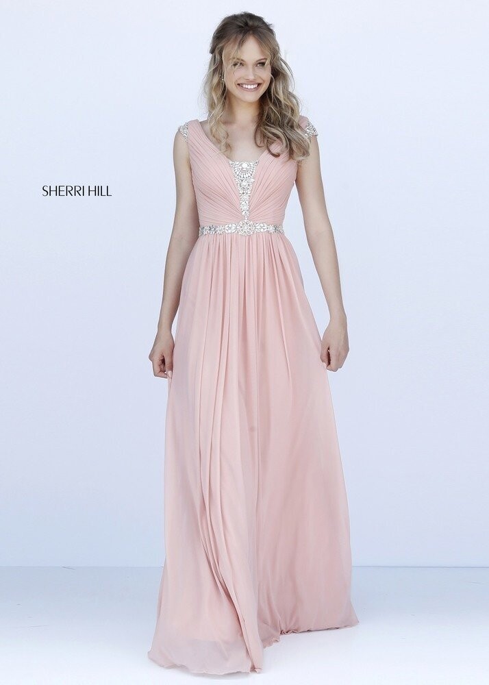 Sherri Hill Dress 51550 Ivory Size 10