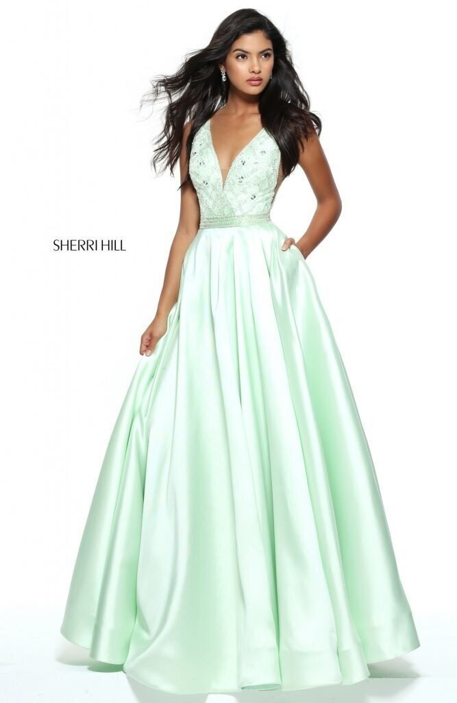 Sherri Hill Dress 50964 Ivory Size 4