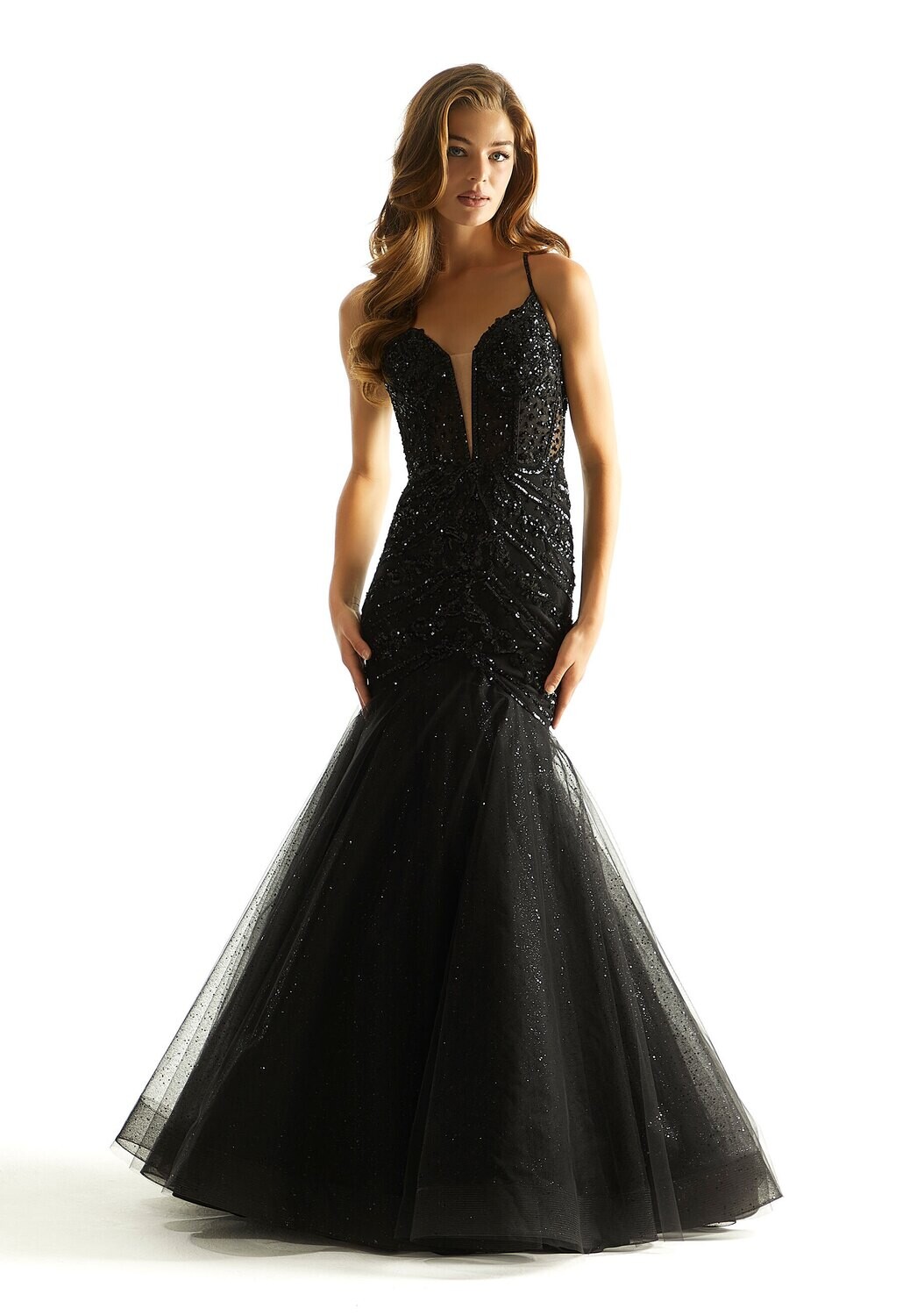 Morilee Prom Dress 49014 Black Size 16,22