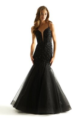Morilee Prom Dress 49014 Black Size 16,22