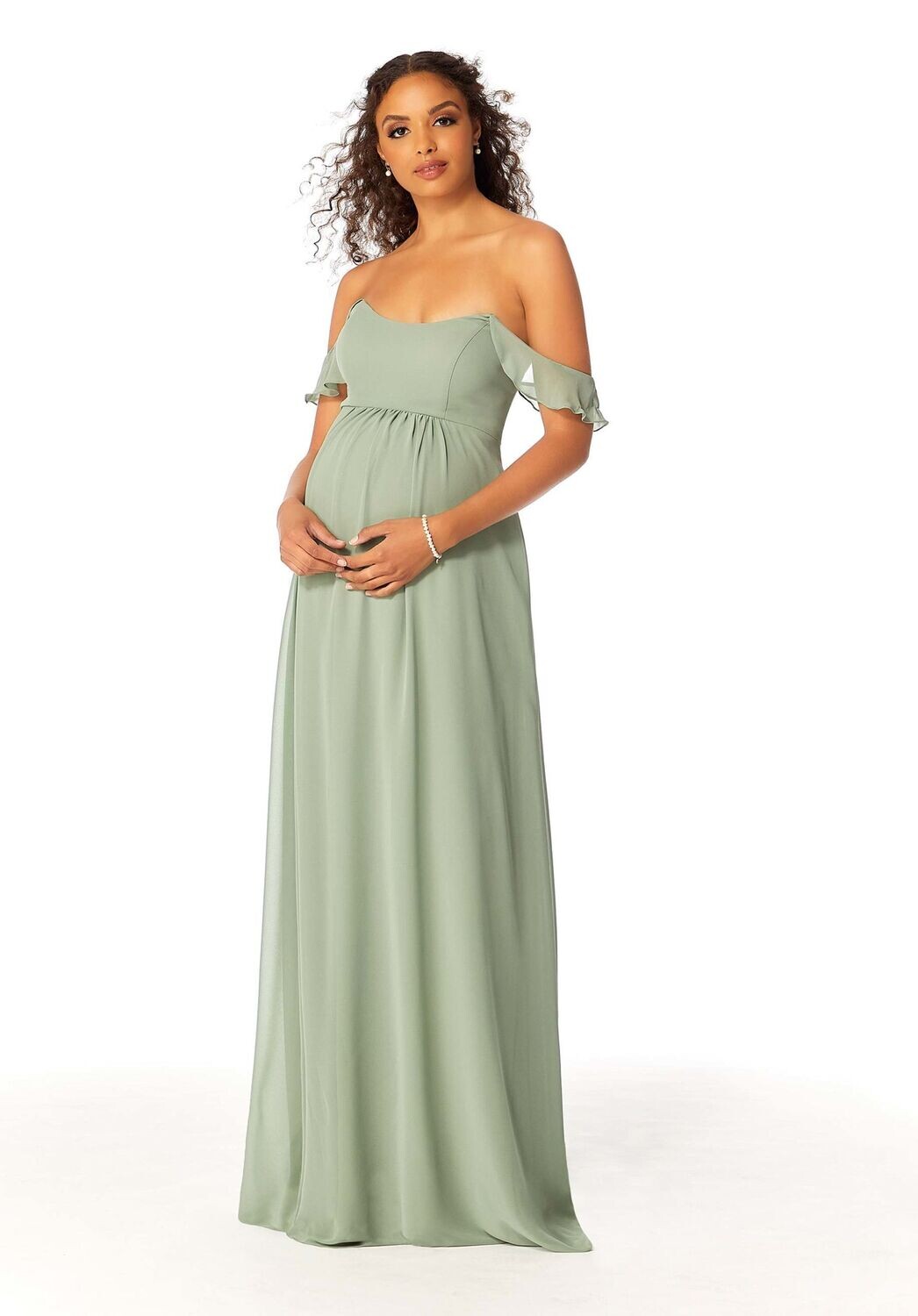 Morilee Maternity Bridesmaid Dress 14111 Moss Size 14