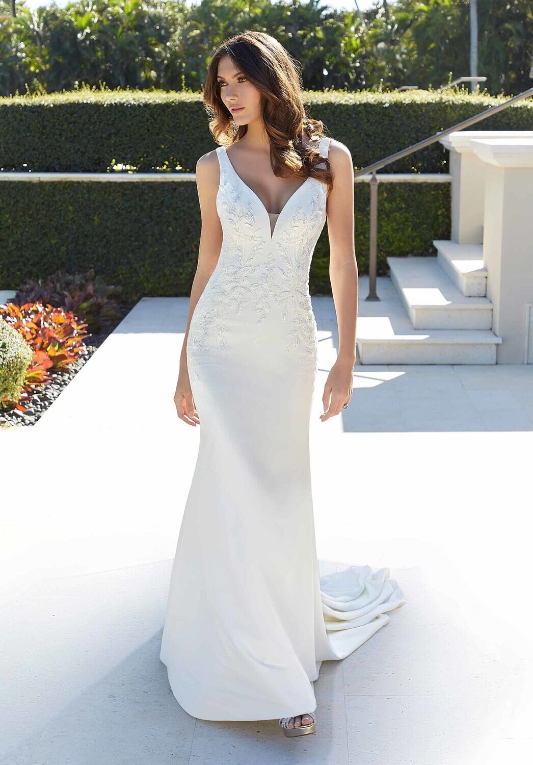 Morilee Dress 5976 Fern Ivory/Honey Size 14