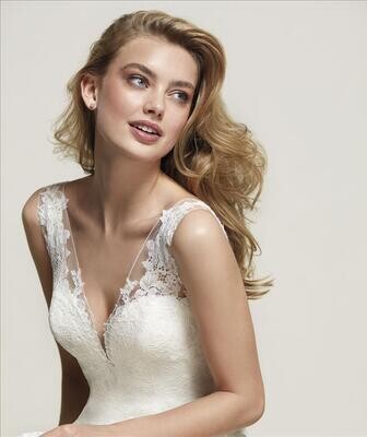 Pronovias Dress Drulias Off White Size 12
