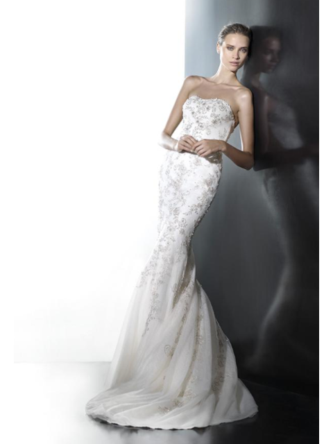 Pronovias Dress Pravenia White Size 12
