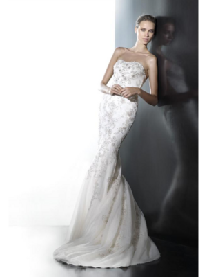 Pronovias Dress Pravenia White Size 12