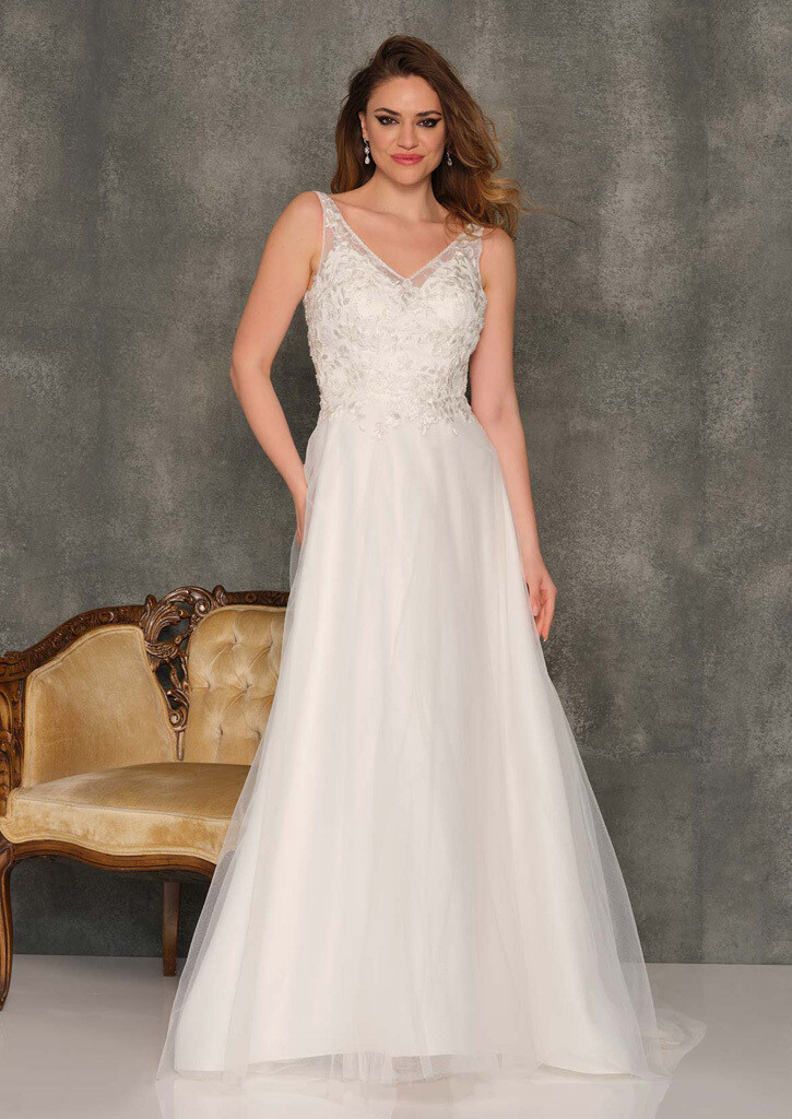 Dave &amp; Johnny Dress 10465 Ivory Size 10