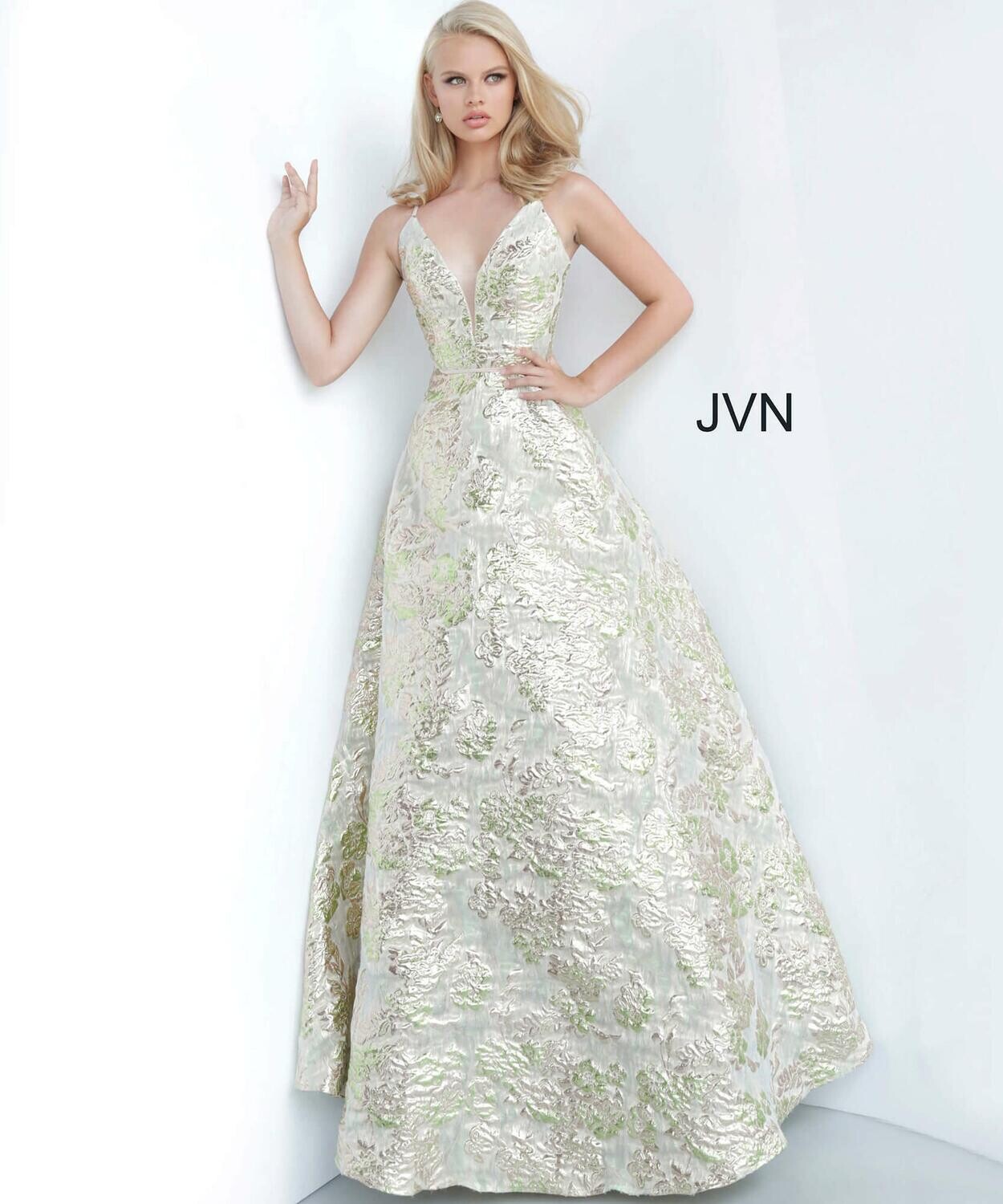 JVN by Jovani Dress JVN3820 Green Size 4