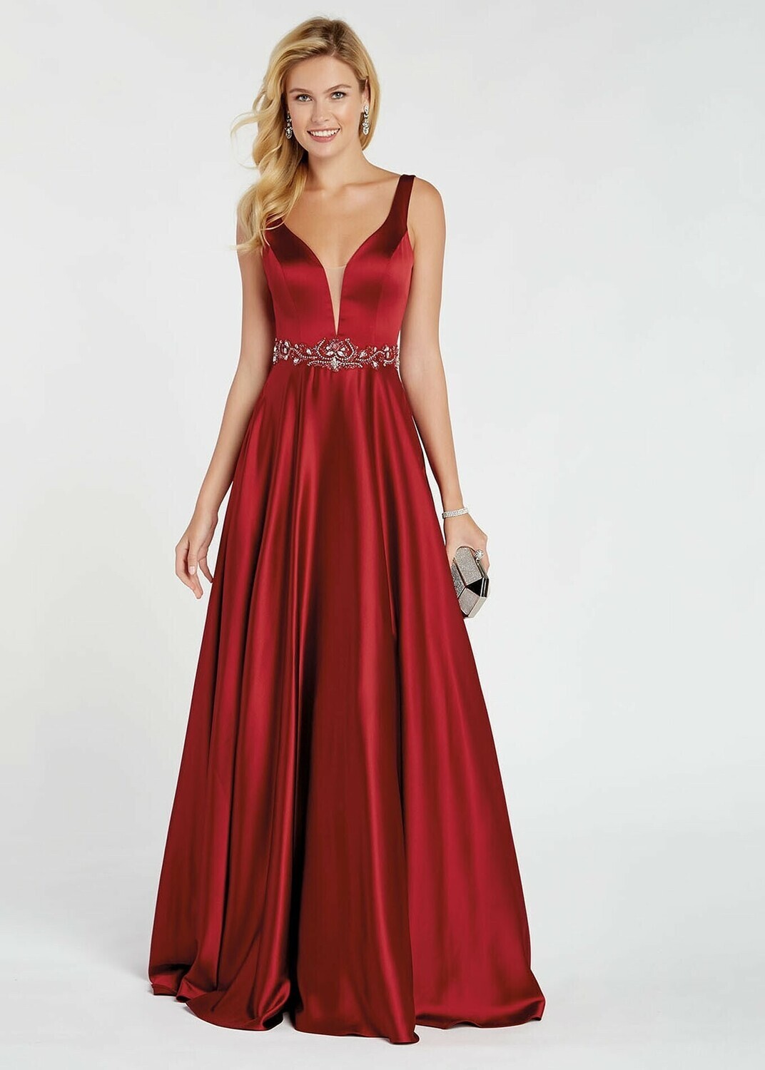 Alyce Paris Dress 1422 Claret Size 12