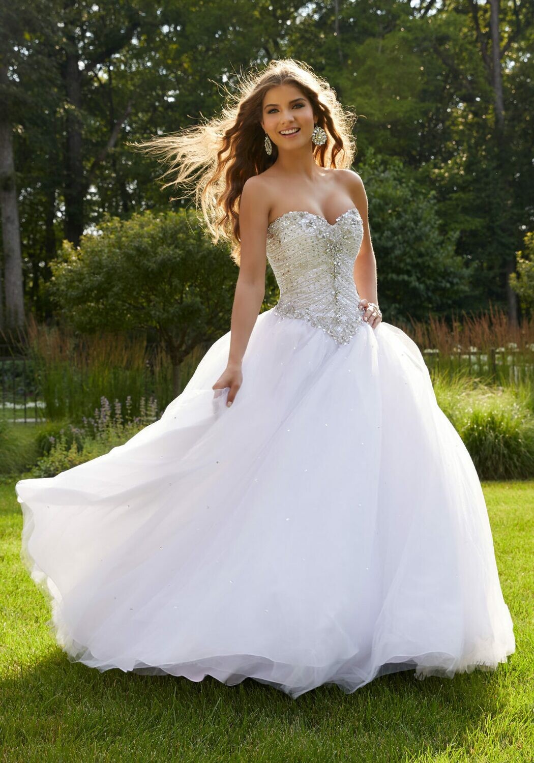 Morilee Prom Dress 43087 White Size 0