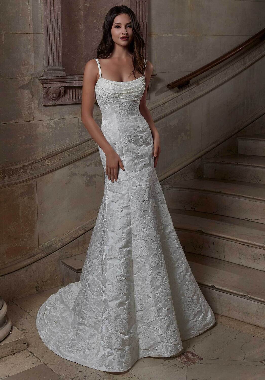 Morilee Dress 4165B Petra Ivory Size 12