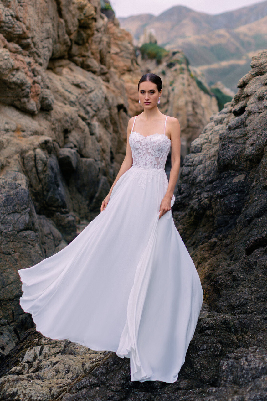 Wilderly Bride Dress F328 Summer Iv/Ch/Nu Size 12