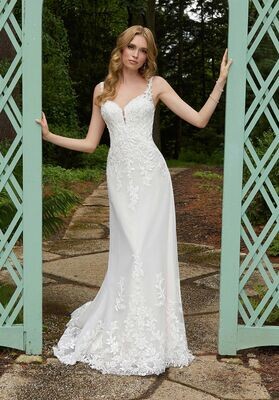 Morilee Dress 5954 Dorothy Ivory/Porcelain Size 14