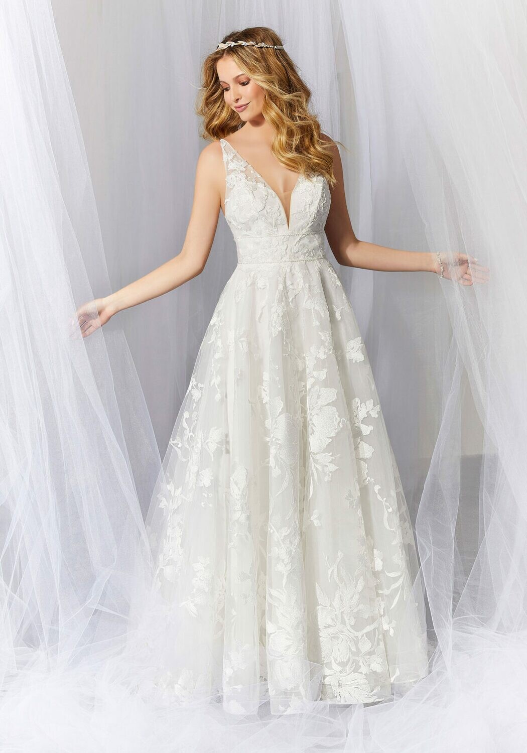Morilee Dress 6932 Alaina Ivory Size 8