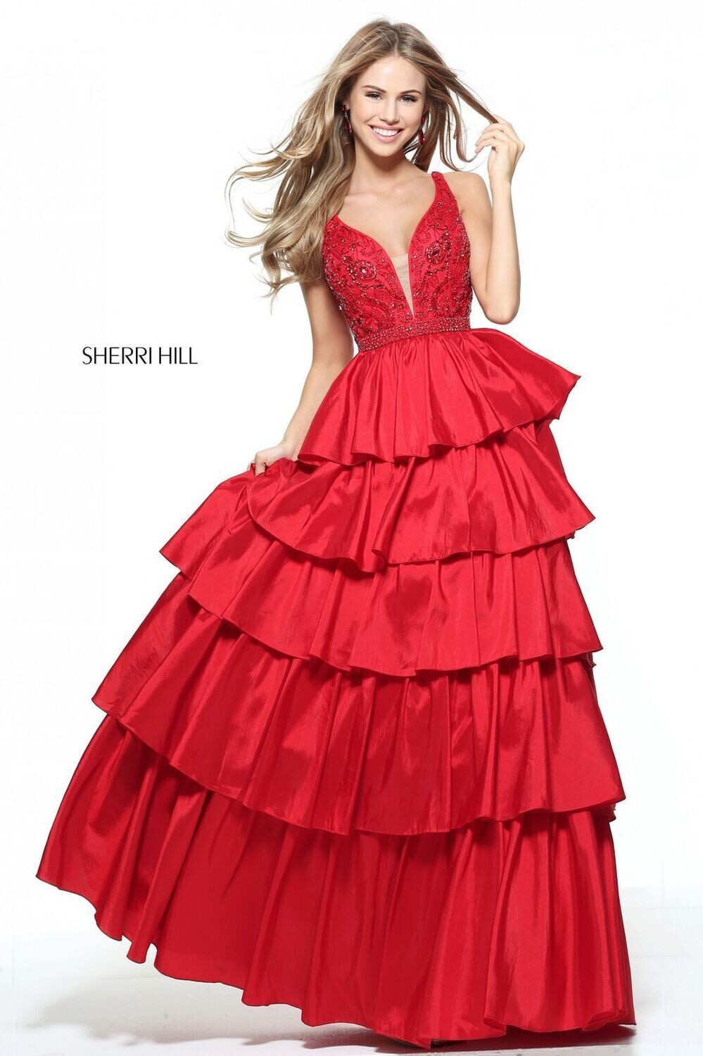 Sherri Hill Dress 50719 Black Size 4