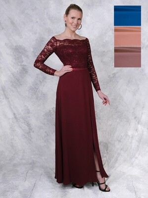 Mother of the Bride Dress Cardi Burgundy Size 18-20
