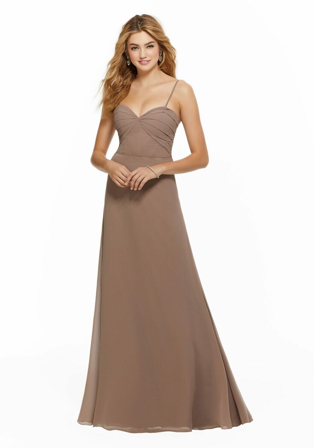 Morilee Bridesmaid Dress 21638 Fawn Size 10