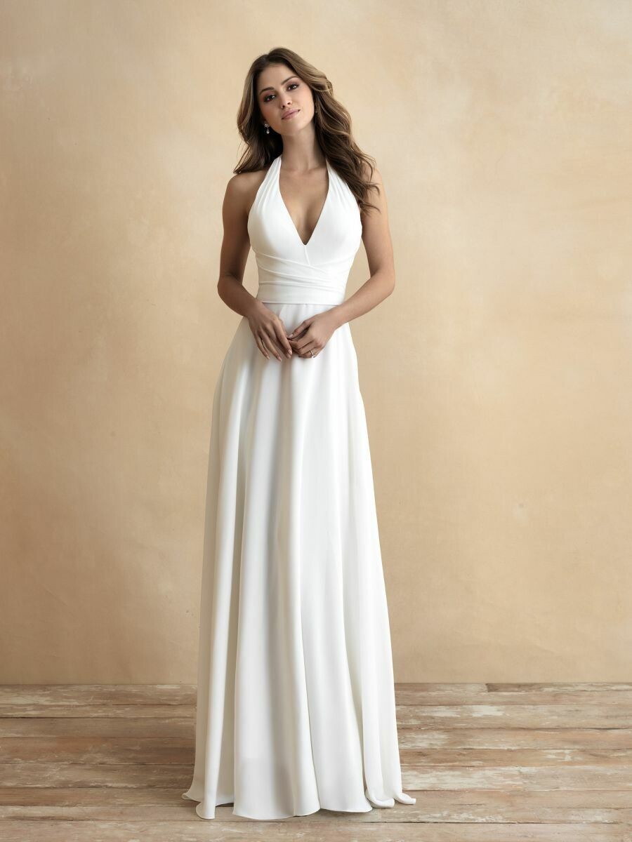 Allure Romance Dress 3306 Ivory Size 14