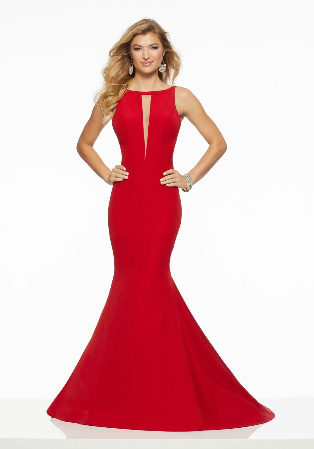 Morilee Prom Dress 43101 Red Size 12