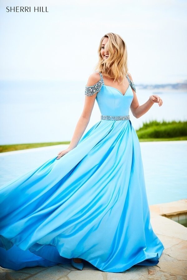 Sherri Hill Dress 51613 Purple Size 4