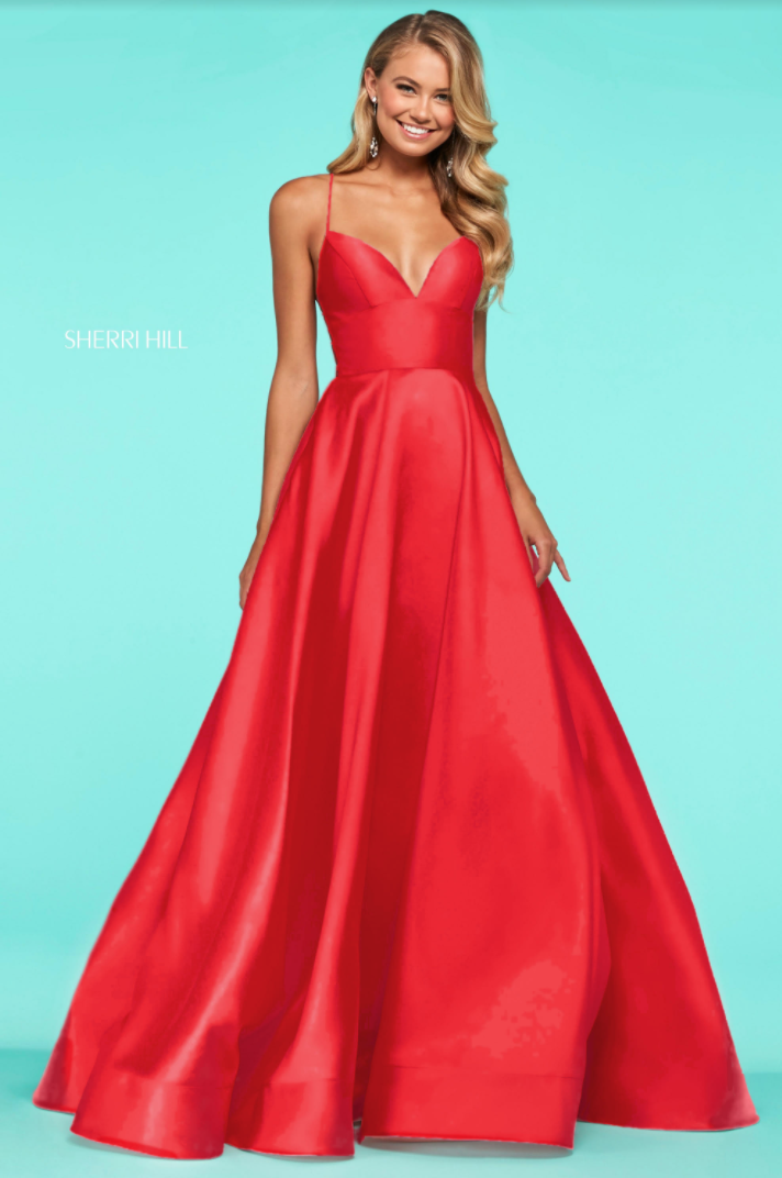 Sherri Hill Dress 53661 Red Size 00