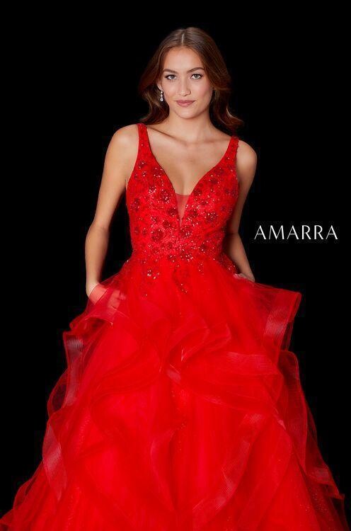 Amarra Dress 87334 Royal Blue Size 8