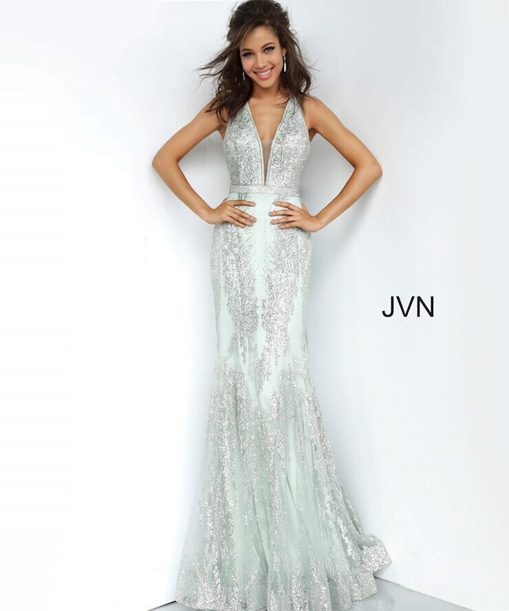 JVN by Jovani Dress JVN3663 Mint Size 4