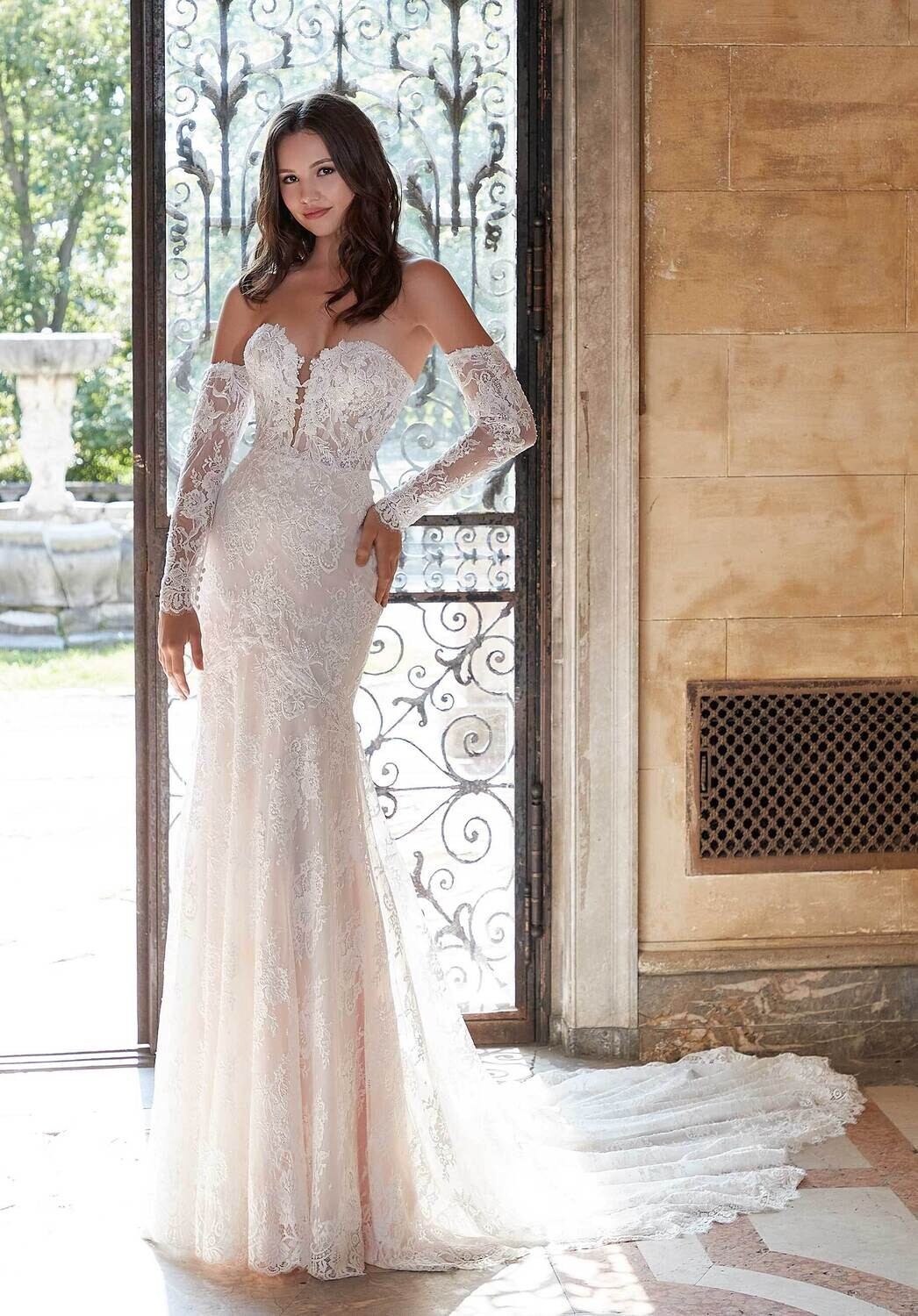 Morilee Dress 4168 Paula Ivory/Porcelain Size 6