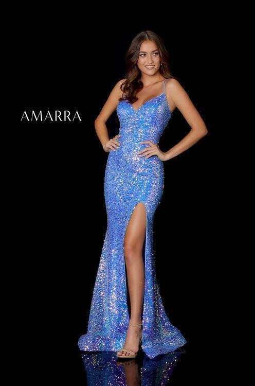Amarra Dress 87403 Periwinkle Size 4,6