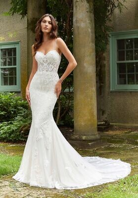 Morilee Dress 5948 Drea Ivory/Champagne/Honey Size 12