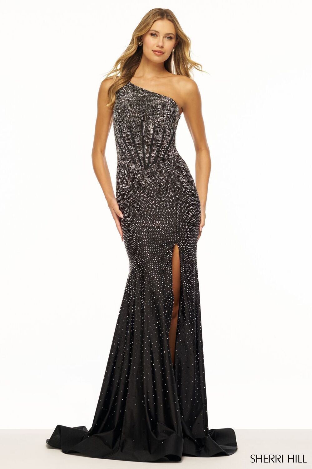Sherri Hill Dress 56181 Gold Size 2