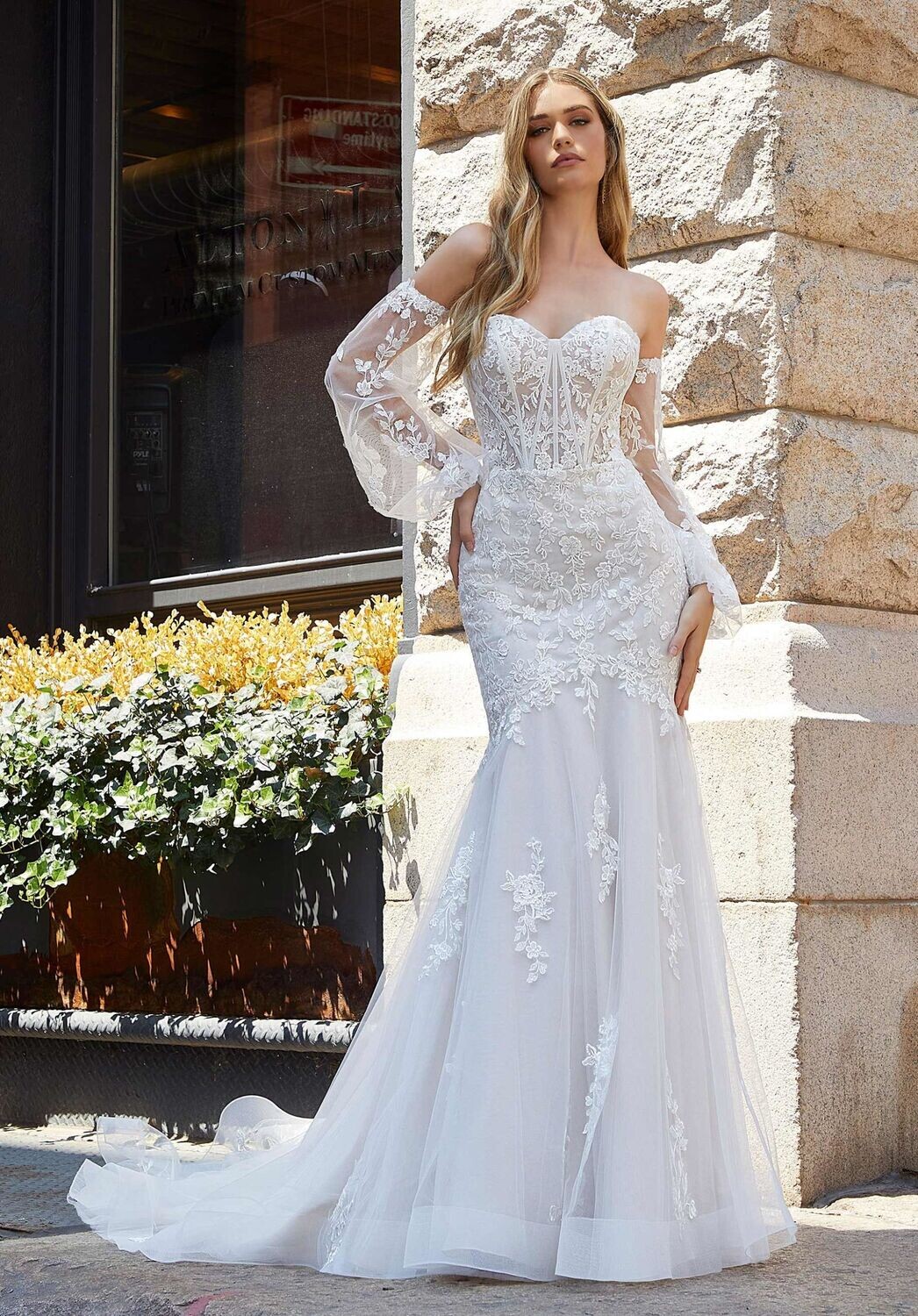 Morilee Dress 4114 Jasmine Ivory/Porcelain Size 18