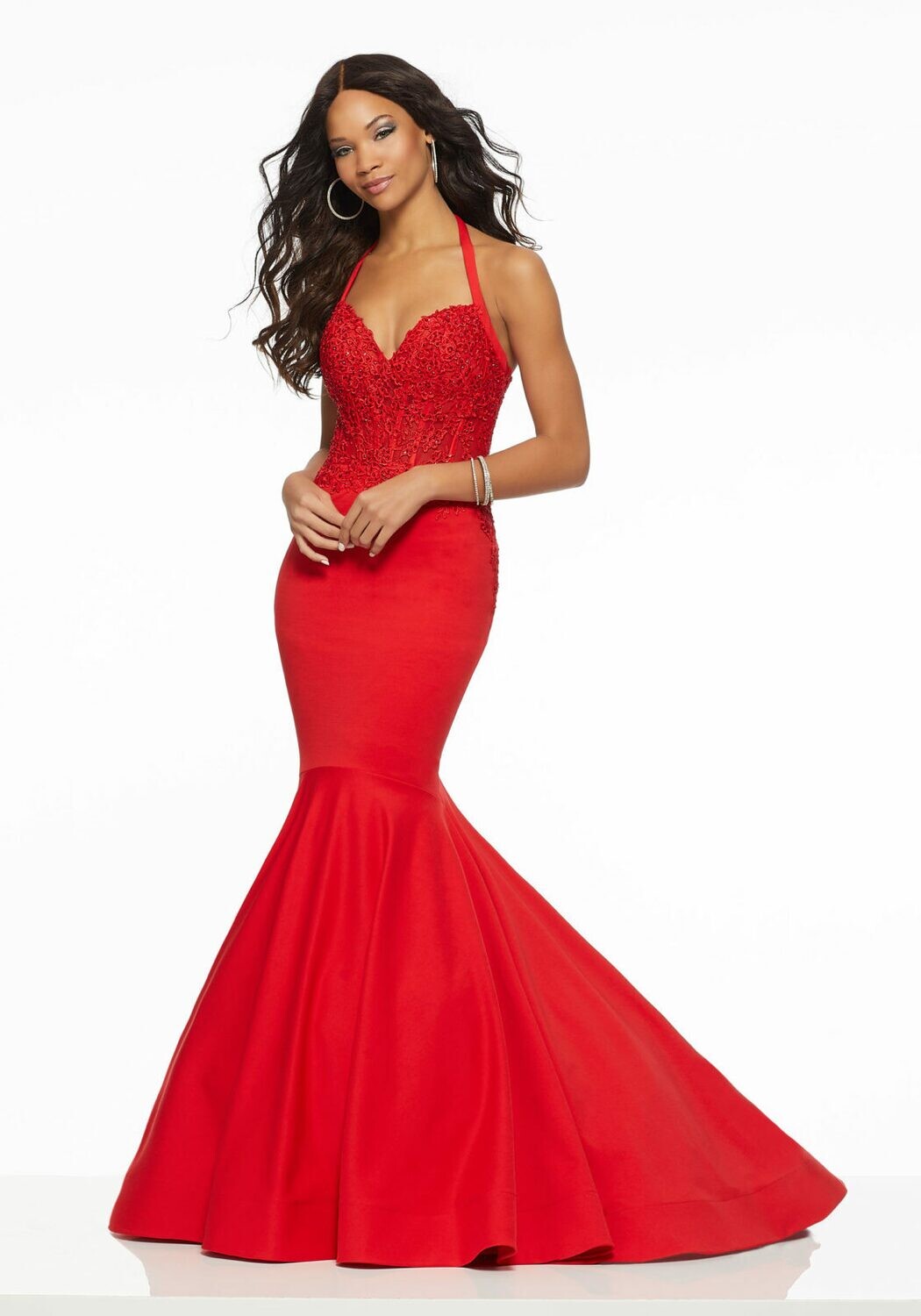 Morilee Prom Dress 43061 Red Size 16