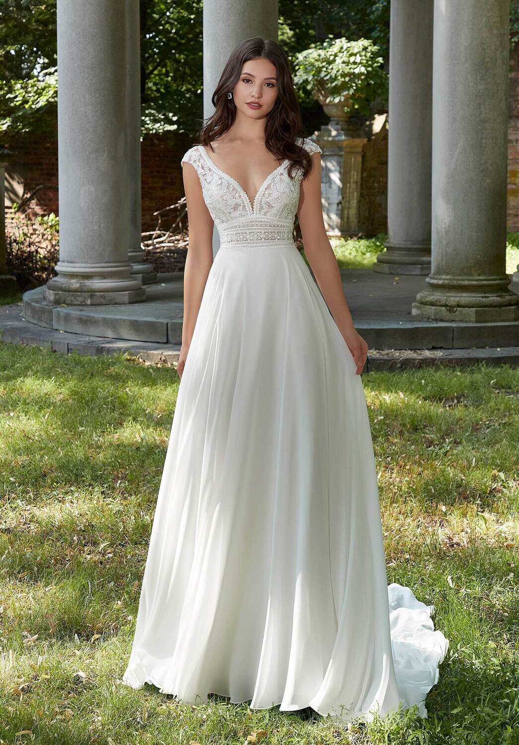 Morilee Dress 4157 Polly Ivory/Honey Size10