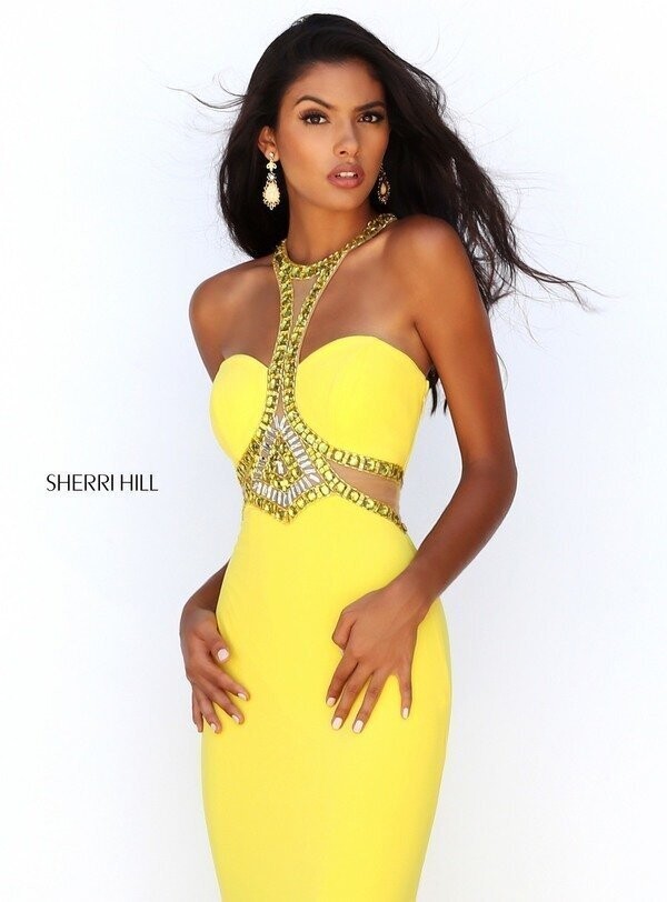 Sherri Hill Dress 50339 Blue Size 4
