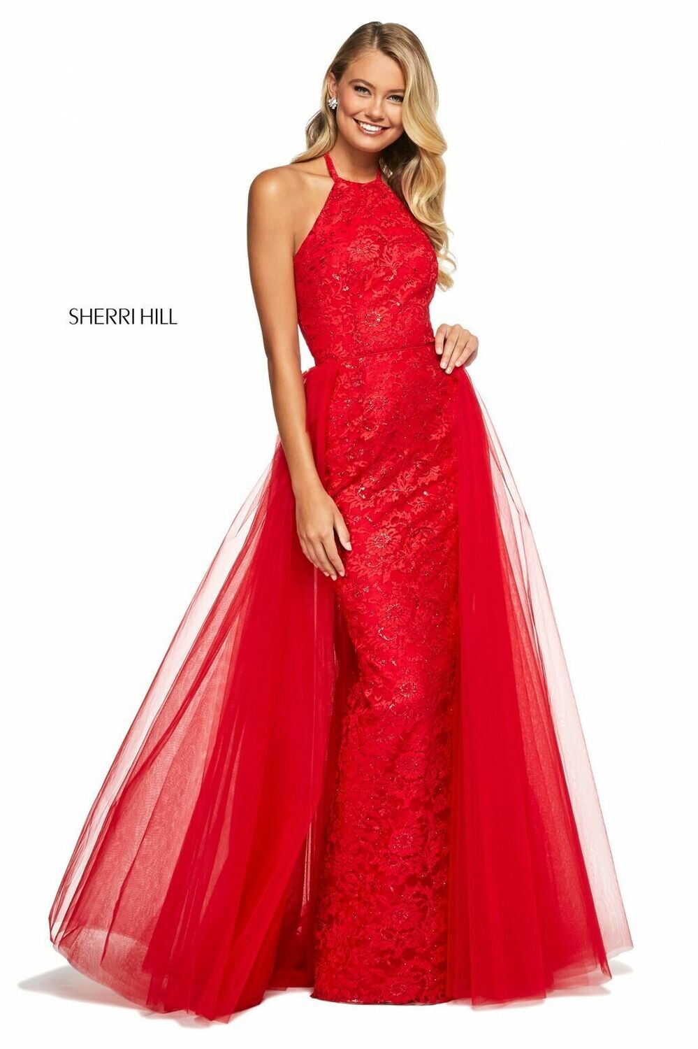 Sherri Hill Dress 53207 Red Size 4