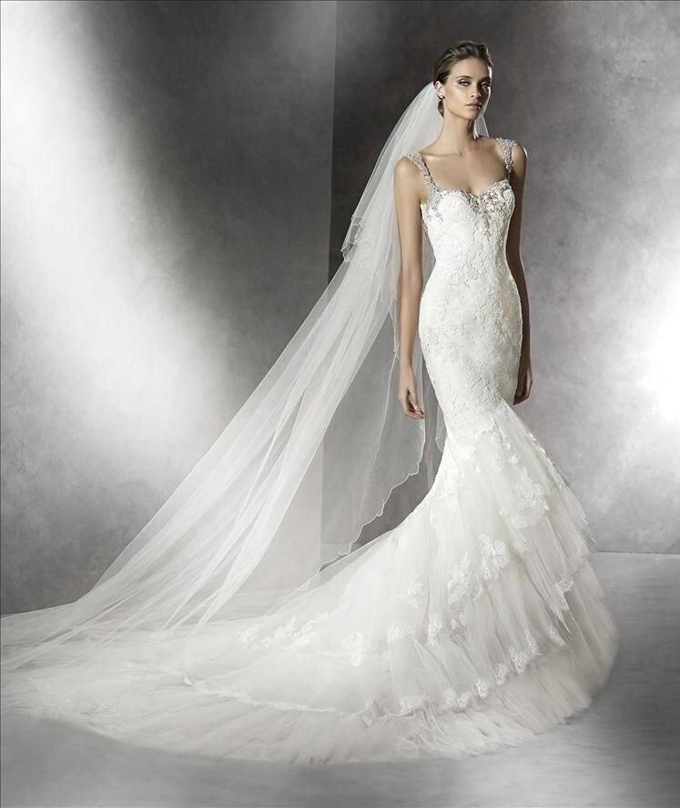 Pronovias Dress Prusia Off White Size 12