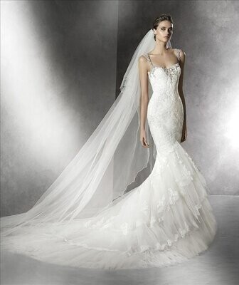 Pronovias Dress Prusia Off White Size 12