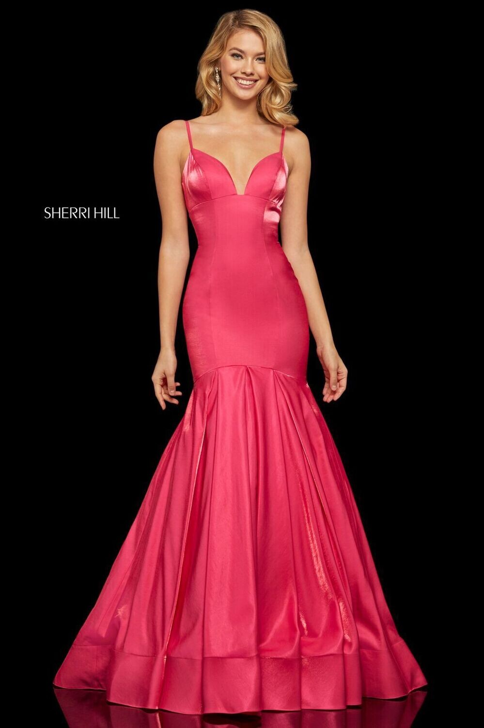 Sherri Hill Dress 52696 Wine Size 0