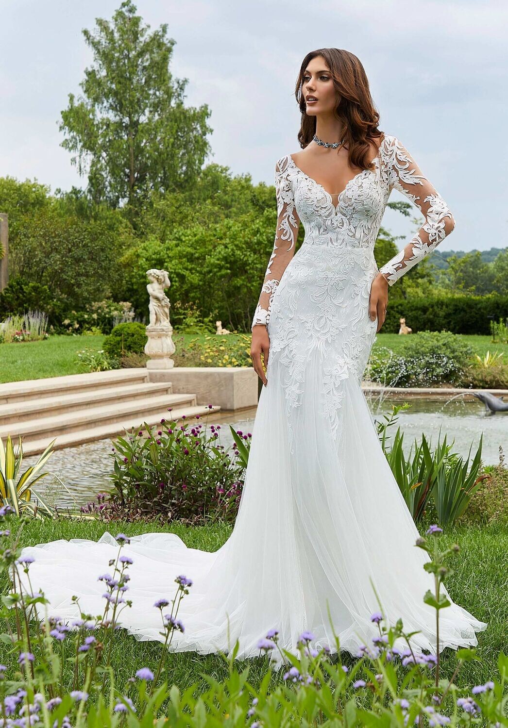 Morilee Dress 5944 Dakota Ivory/Porcelain Size 14